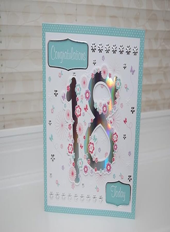 Luxury Large 3 D Congratulations 18 Today Birthday Card